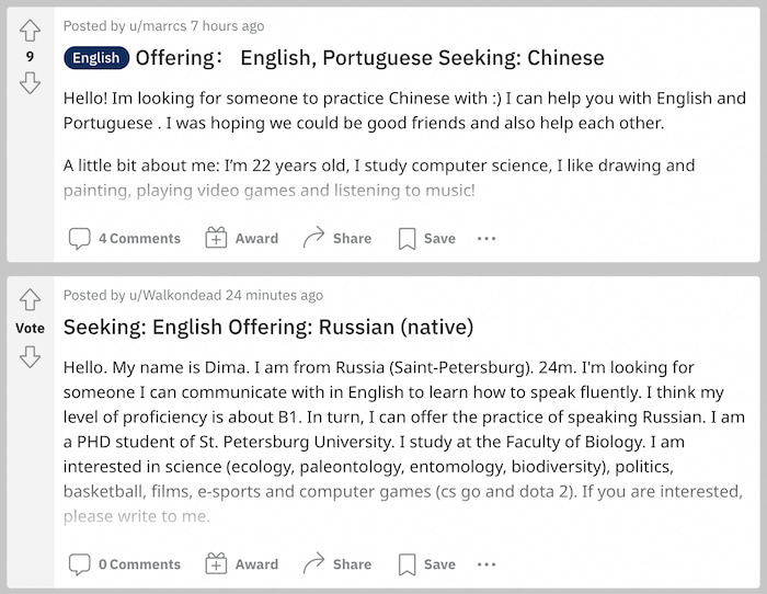You can learn how to speak French for free online by finding a language partner on Reddit...if you're lucky