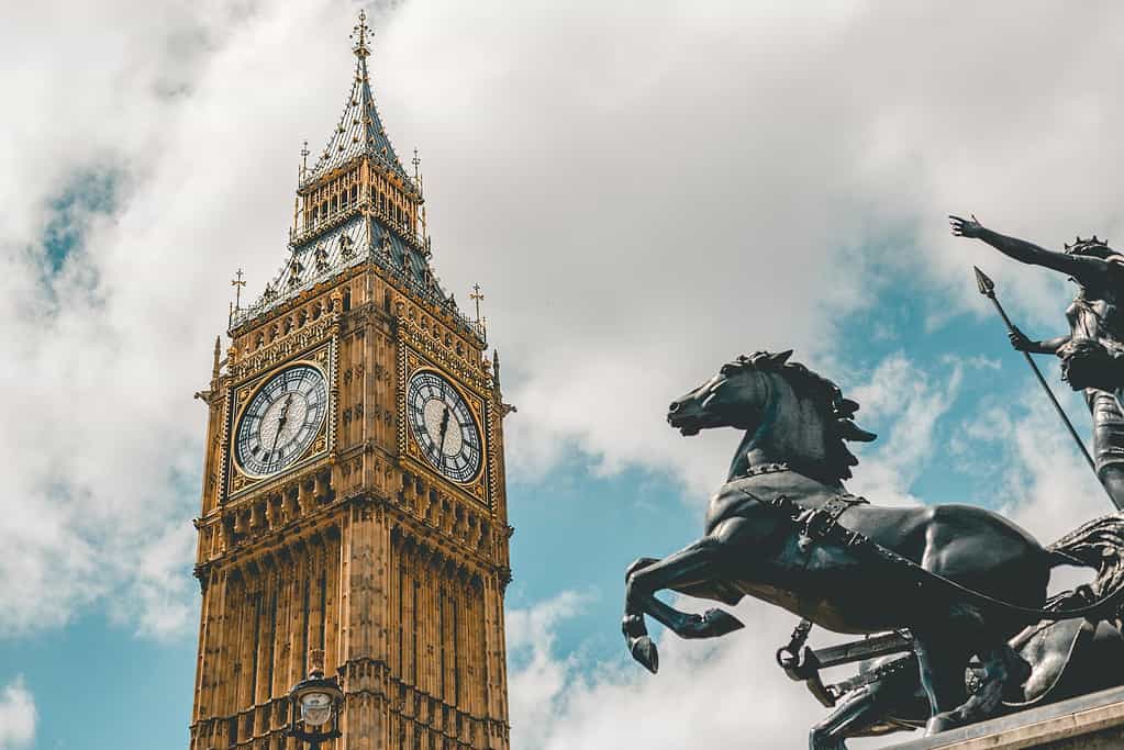 Big Ben à Londres, une icône anglaise inspirante pour ceux qui souhaitent apprendre l'anglais.
